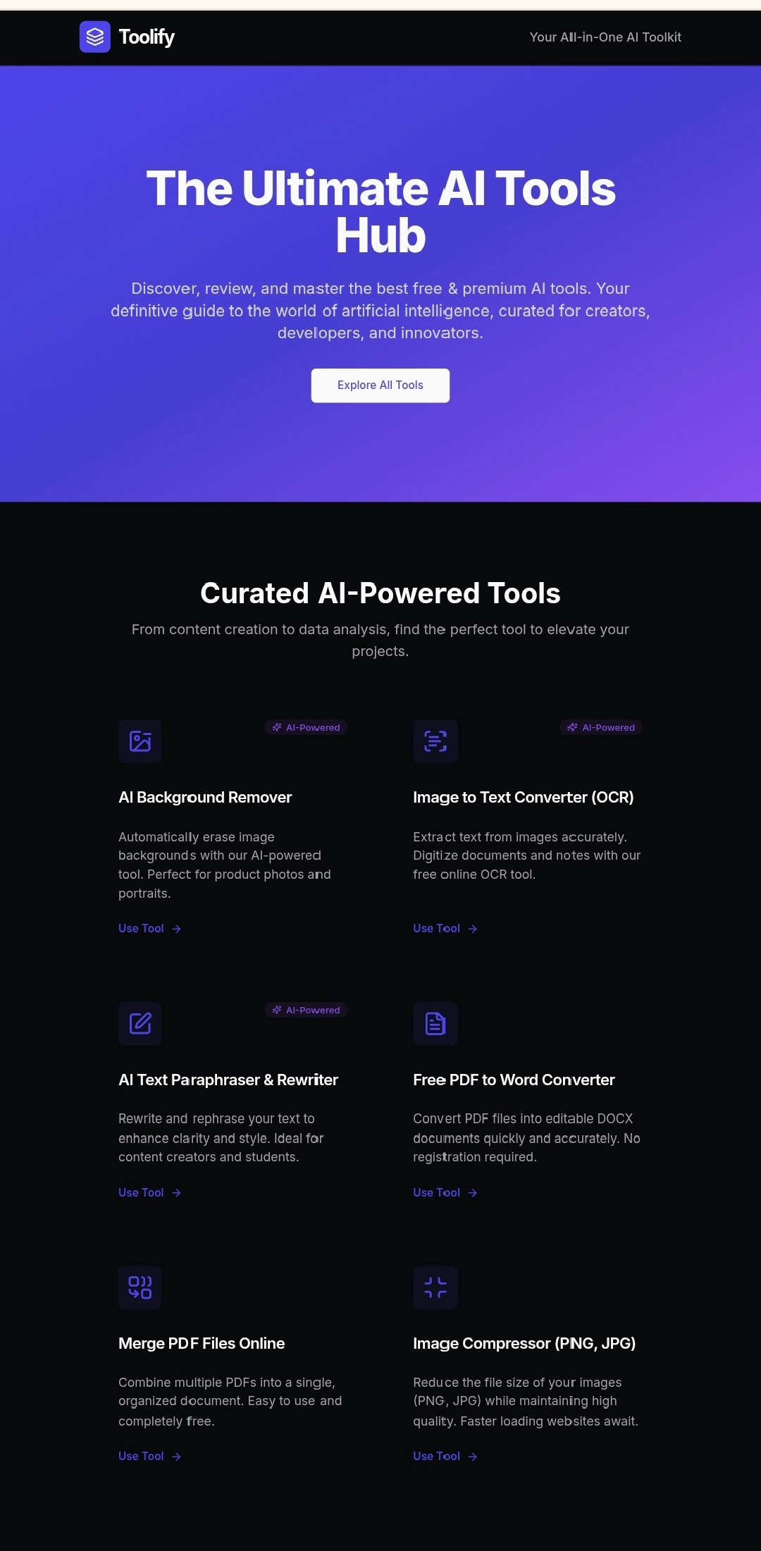 Toolify by TaskGuru