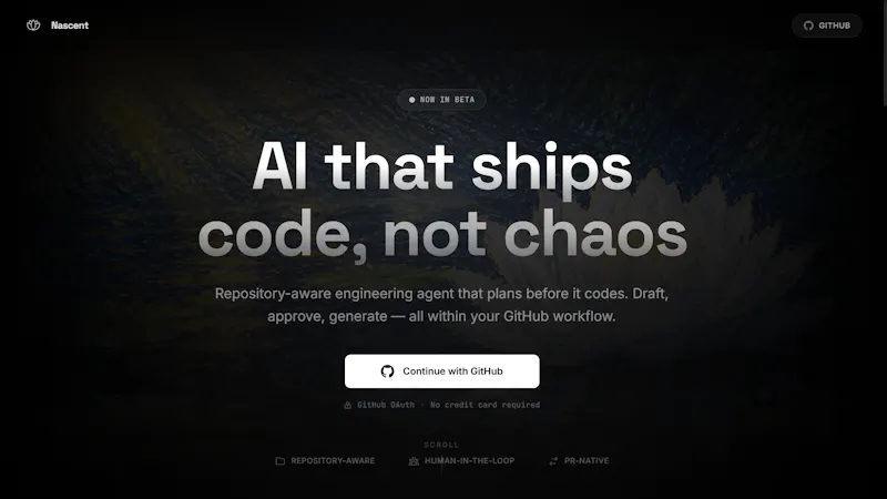 NascentAI screenshot 2