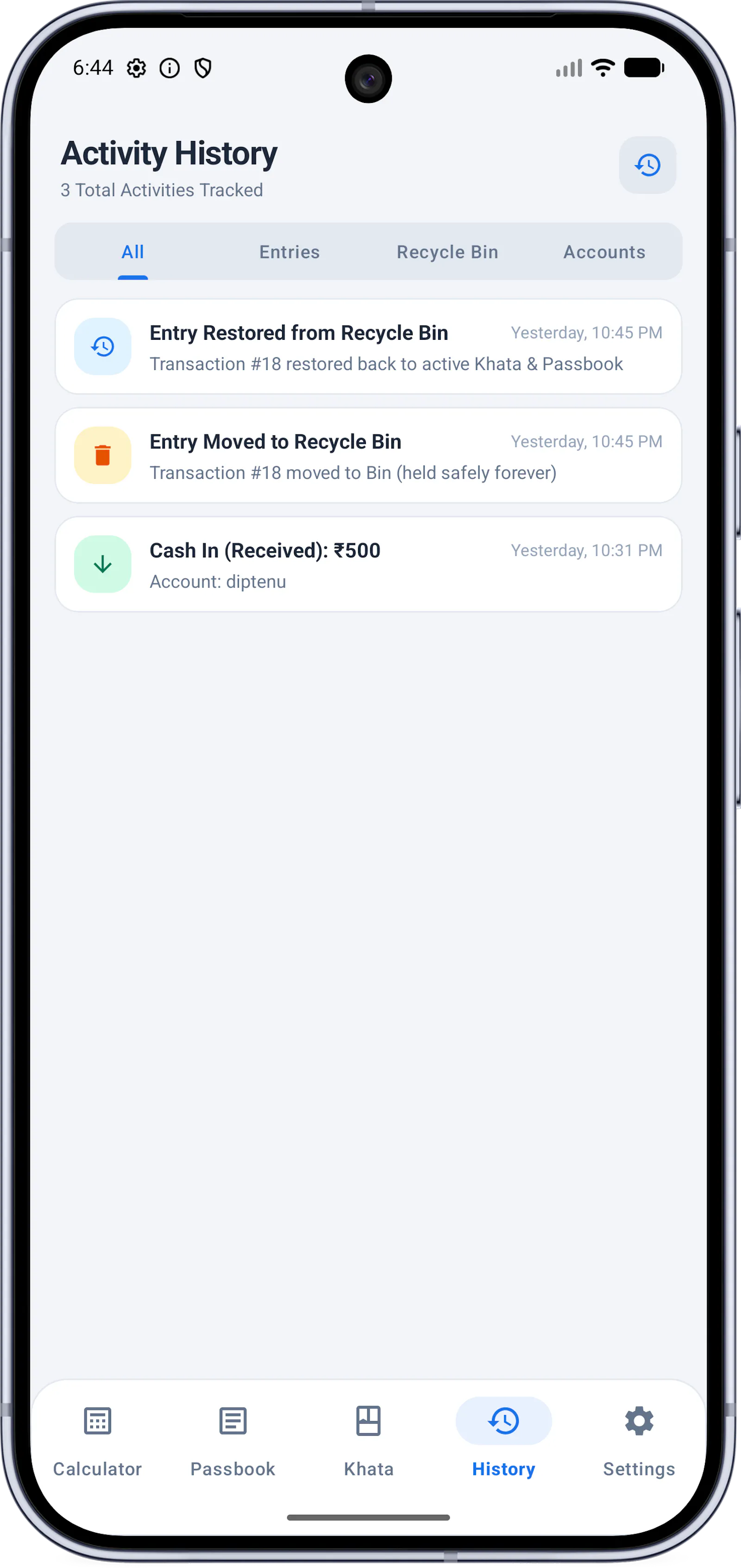 NoteCount - Cash Calculator & Khata screenshot 5