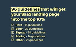 SaaS landing page optimization checklist media 3