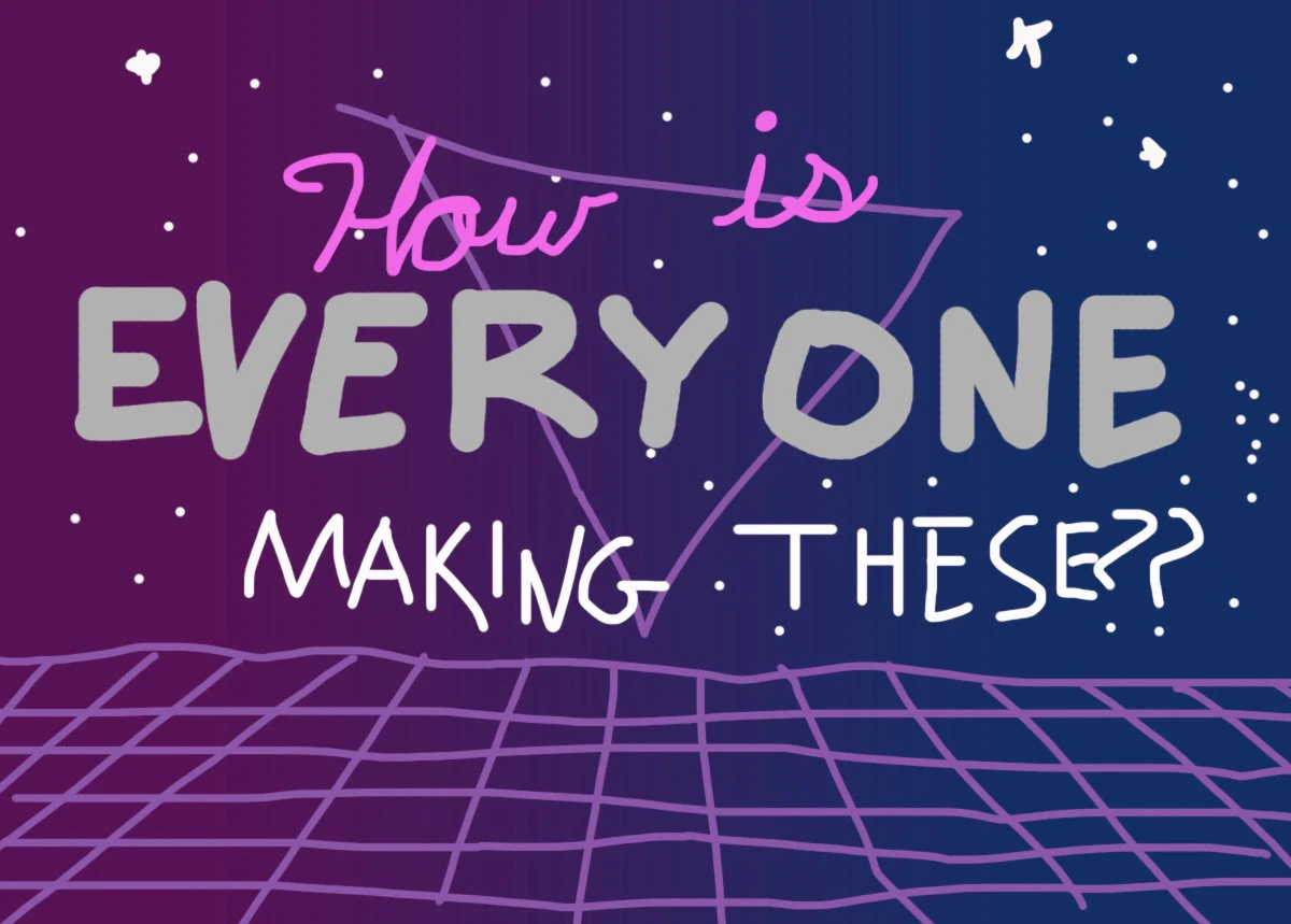 PhotoFunia Retro Wave Generator Image