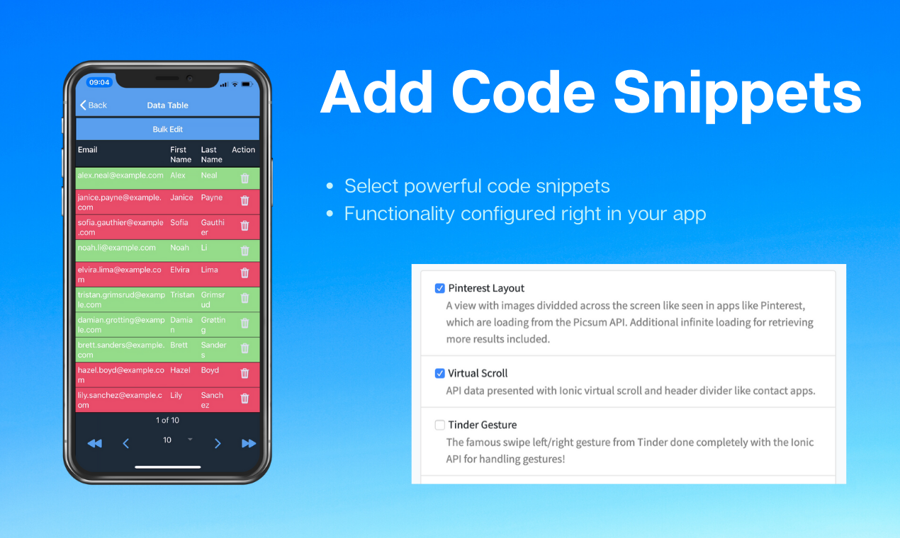 Kickoff Ionic gallery image