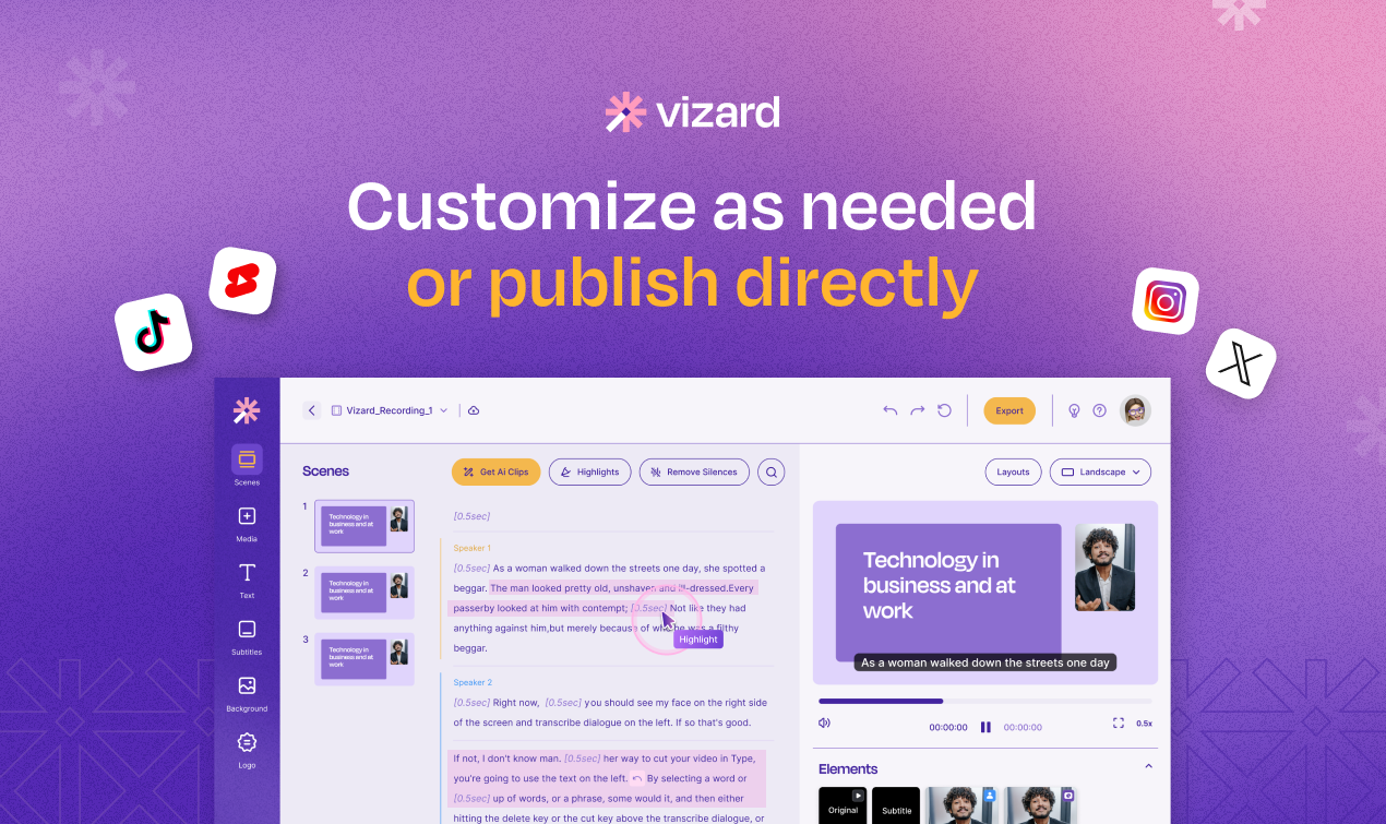 Vizard — screenshot 3 showing tool features and UI