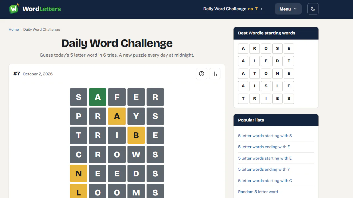 5lettersword.com gallery image