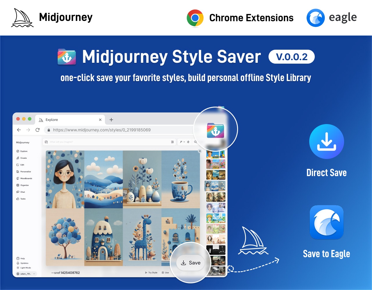 Midjourney Style Saver V.0.0.2 gallery image