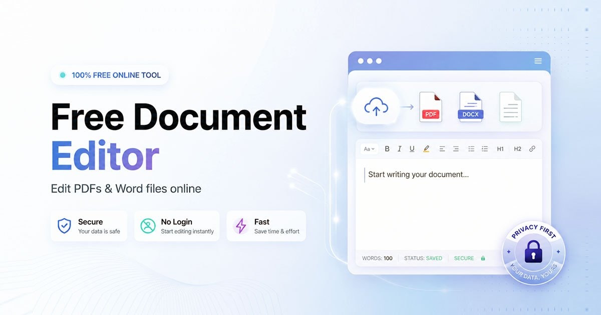 FDM AI Document Editor Online gallery image