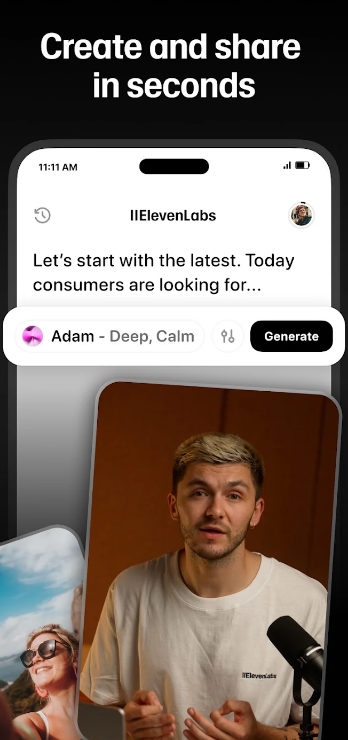 ElevenLabs app for iOS and Android media 7