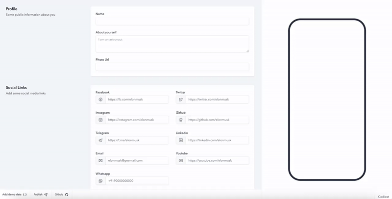 Link - Main product screenshot demonstrating key features and user interface