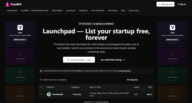 Launchpad screenshot 1