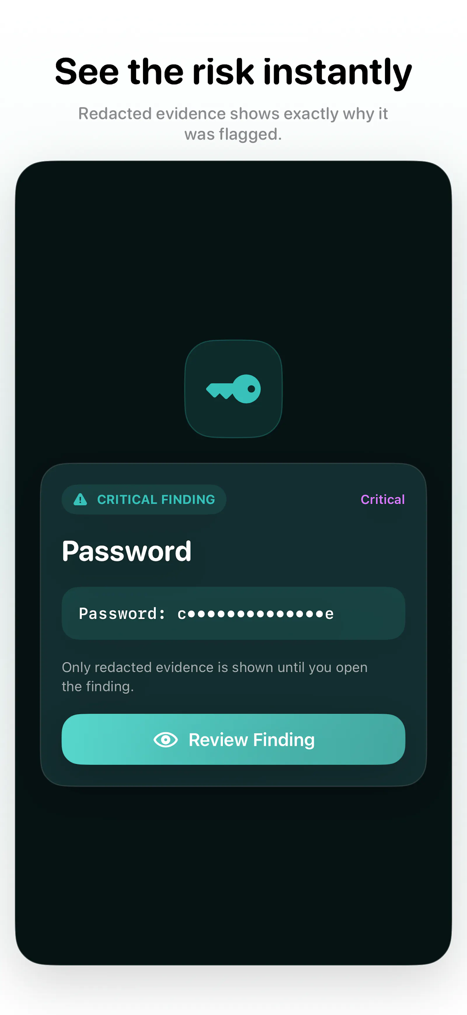 SecretScan screenshot 1
