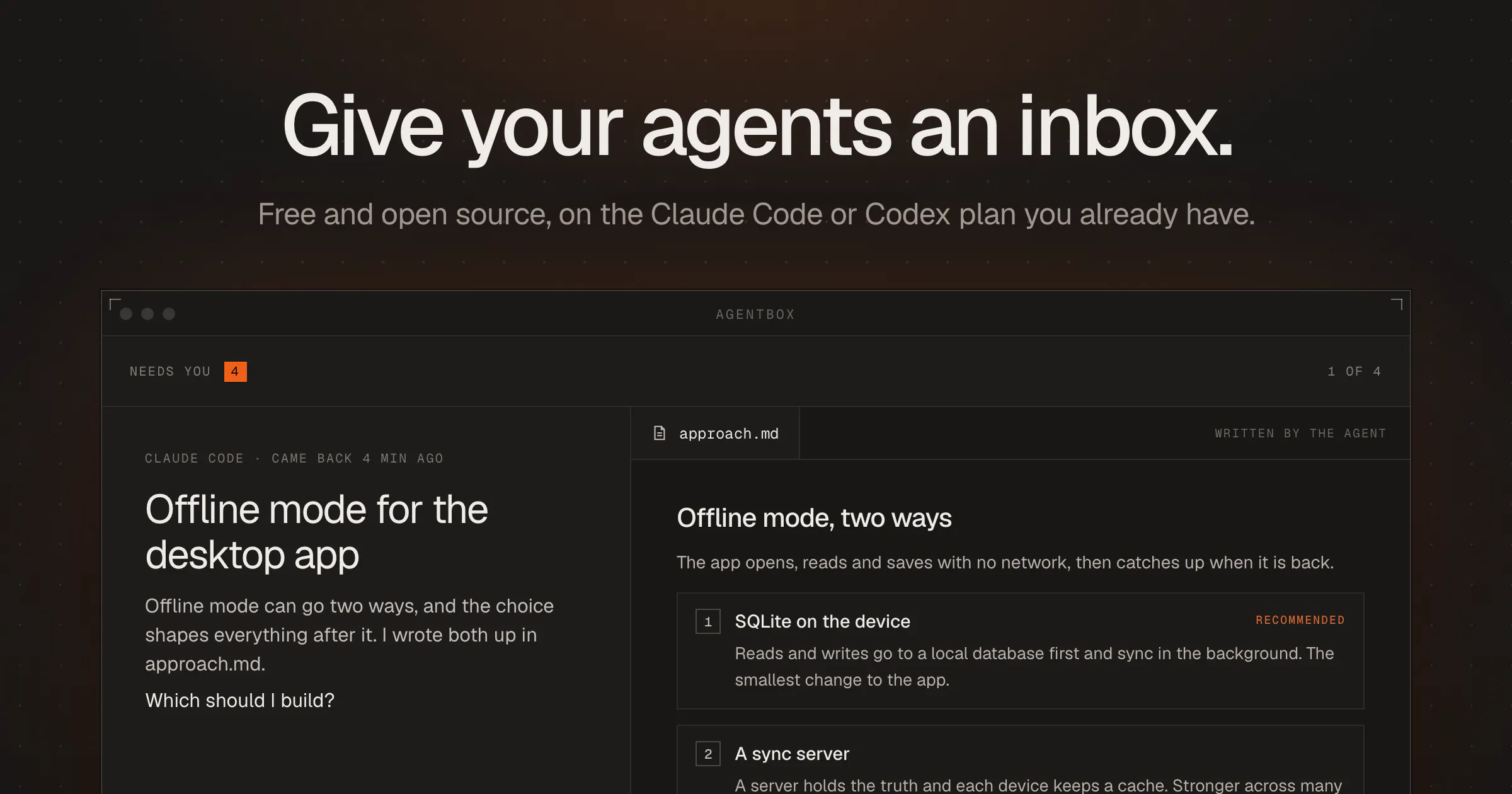 Agentbox, give your agents an inbox gallery image