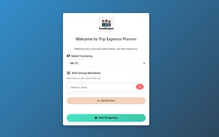 TravelBudgetr gallery image