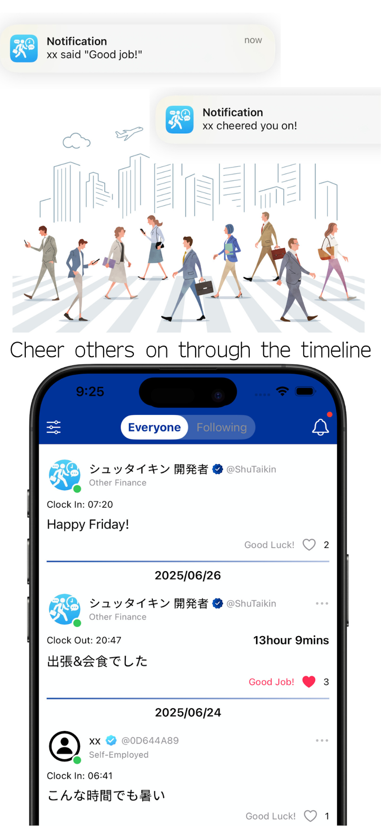 ShuTaikin - Making your work hours more visible, meaningful, and social. media 4