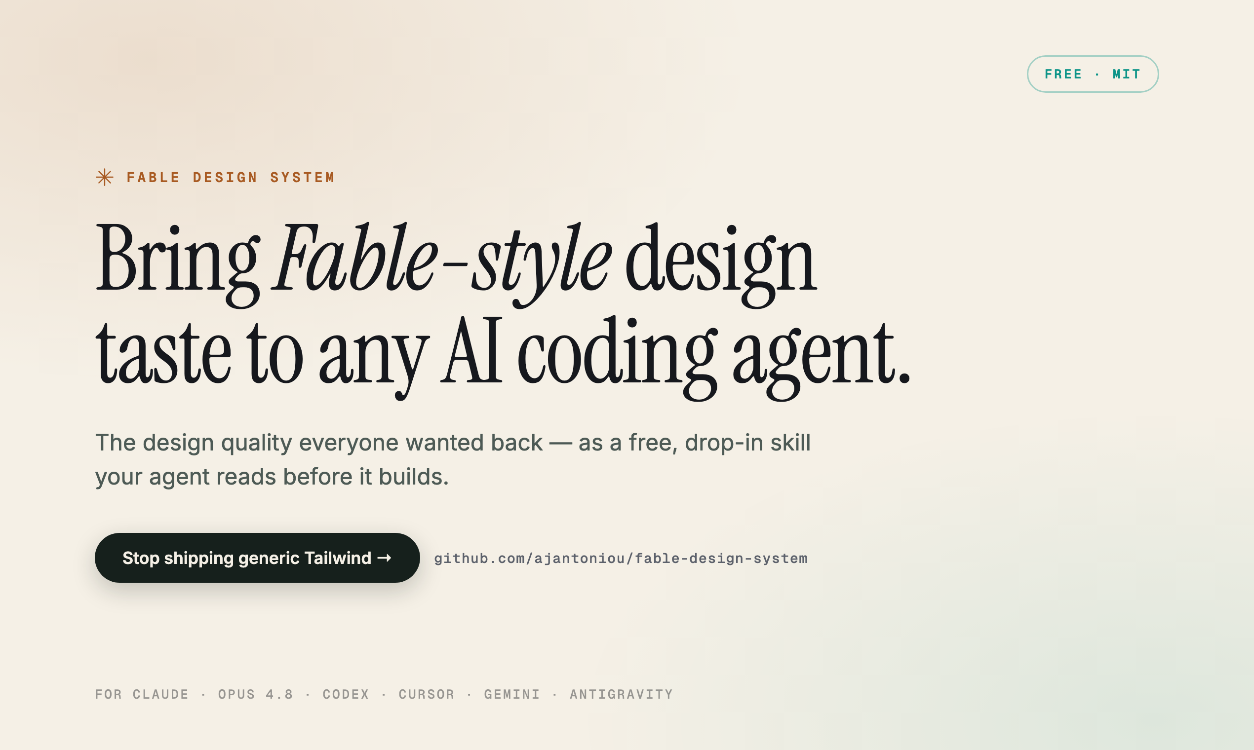 Fable Design System gallery image