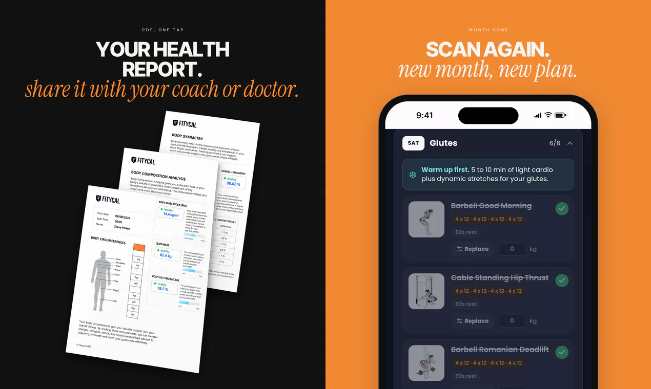 Fitycal: 3D Body Scan & Workout Plans gallery image