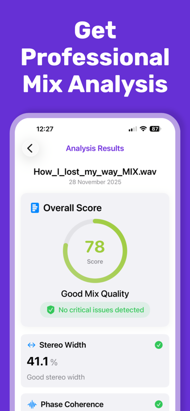 MixDoctor - Screenshot 3 showing product features and functionality
