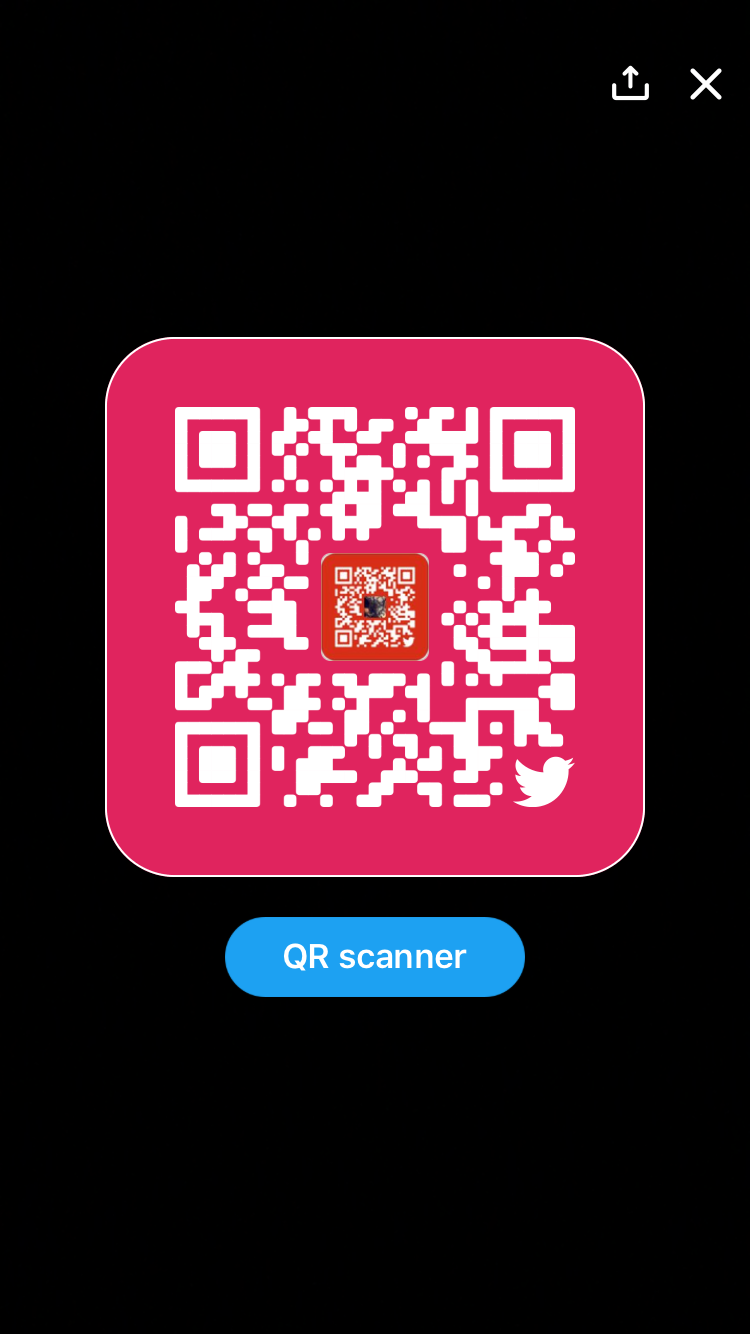 QR Code for Twitter gallery image