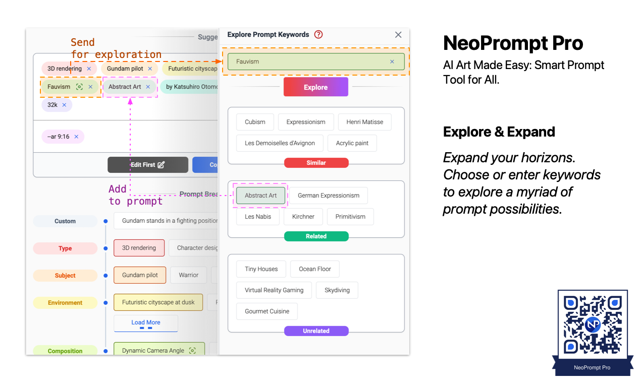 Neoprompt pro - AI Art Made Easy: herramienta rápida inteligente para todos. media 4