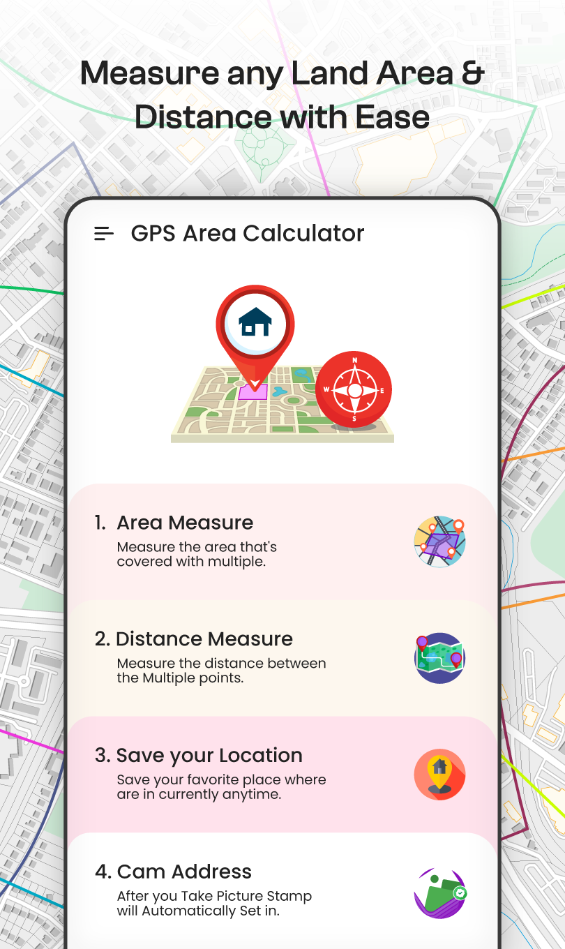 Kalkulator Kawasan Lapangan Tanah GPS media 1