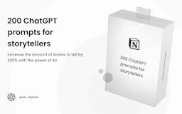 200 ChatGPT 4.0 prompts for storytellers media 3