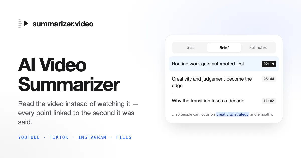 summarizer.video gallery image