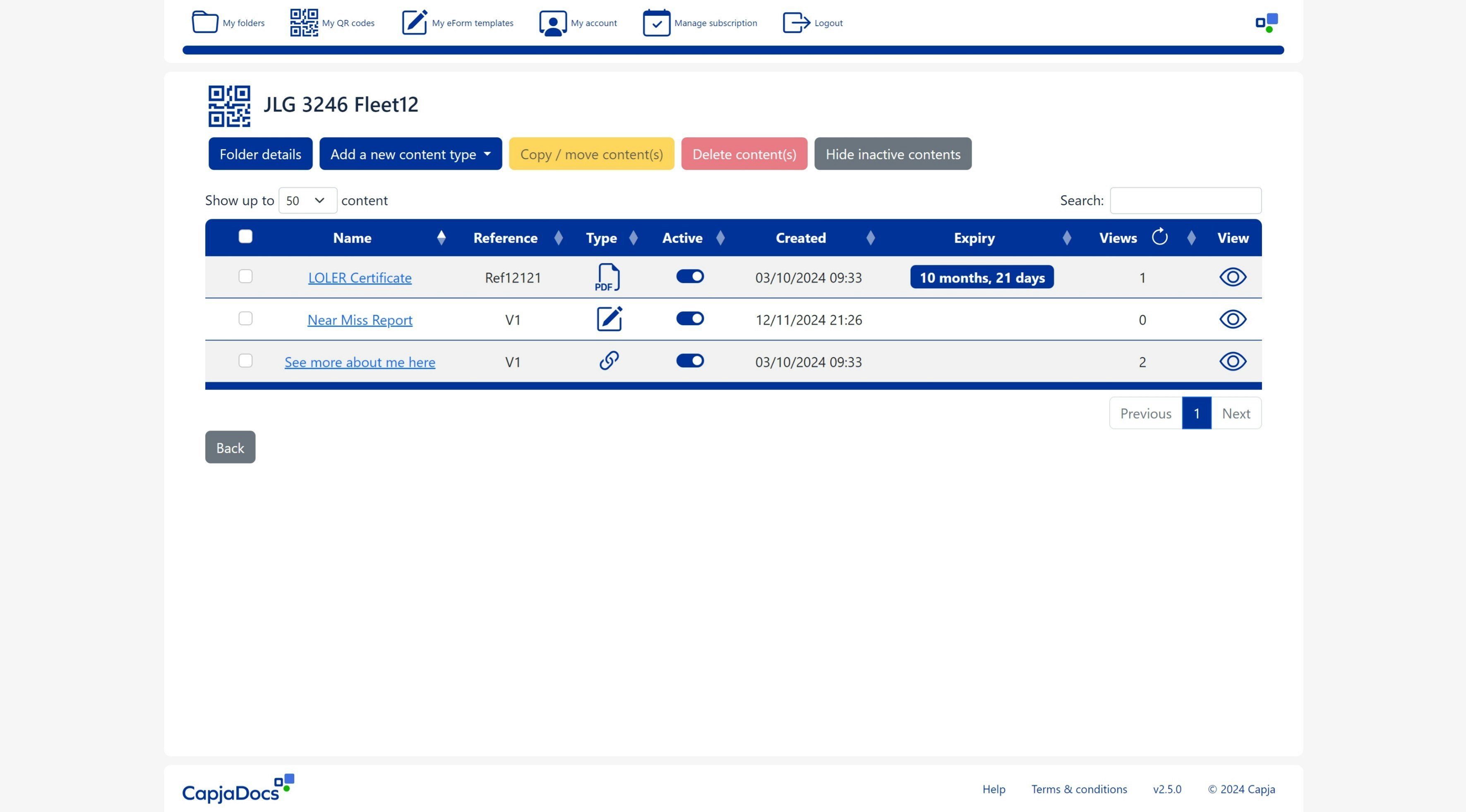 capjadocs - เหมือน Dropbox ที่ใช้งานง่าย แต่มีรหัส QR และ eForms media 7