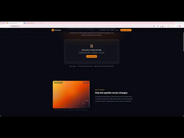Gemini Logo Remover — Free,no signup gallery image