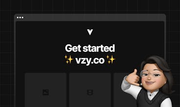 Vzy AI を使用して、デジタル世界にビジネスを簡単に立ち上げましょう。