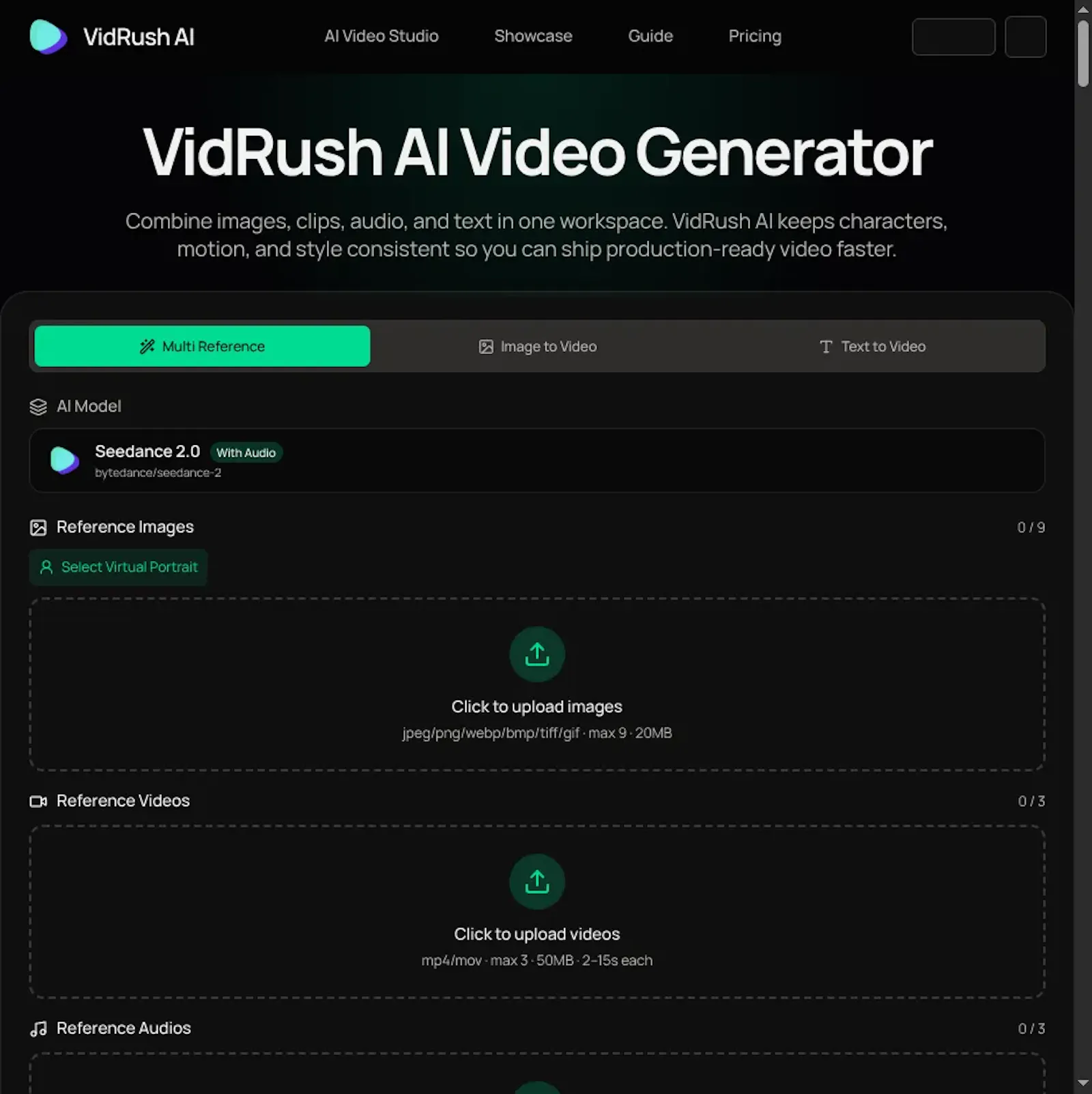 VidRush AI screenshot 1