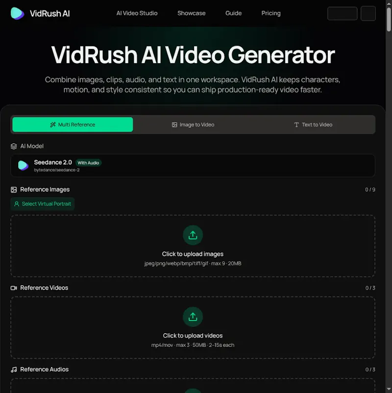 VidRush AI screenshot 1