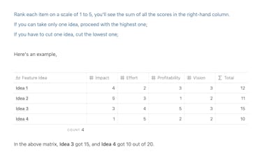 Decision-Making Matrix Exercise gallery image