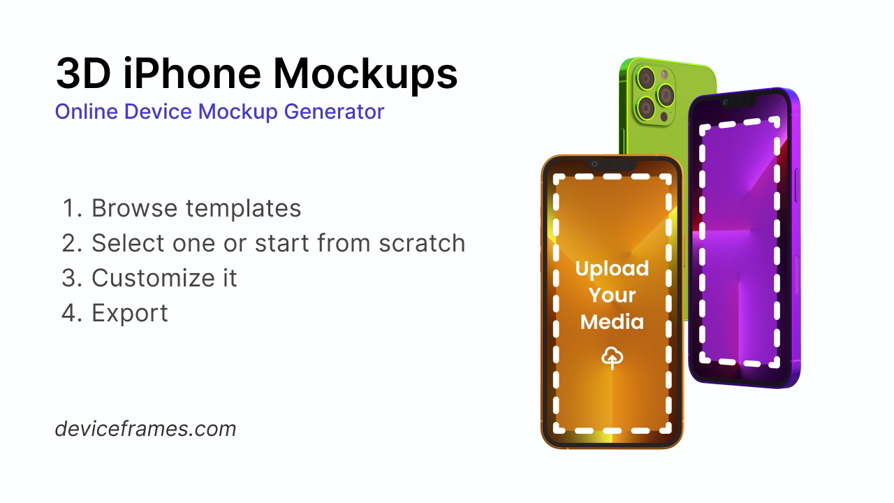 iPhone Mockups by Device Frames gallery image