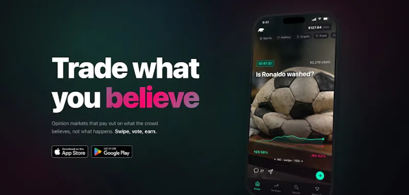 b⁴ Opinion Markets screenshot 2