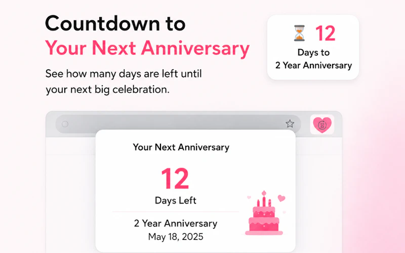 Love Counter & Anniversary Reminder screenshot 2