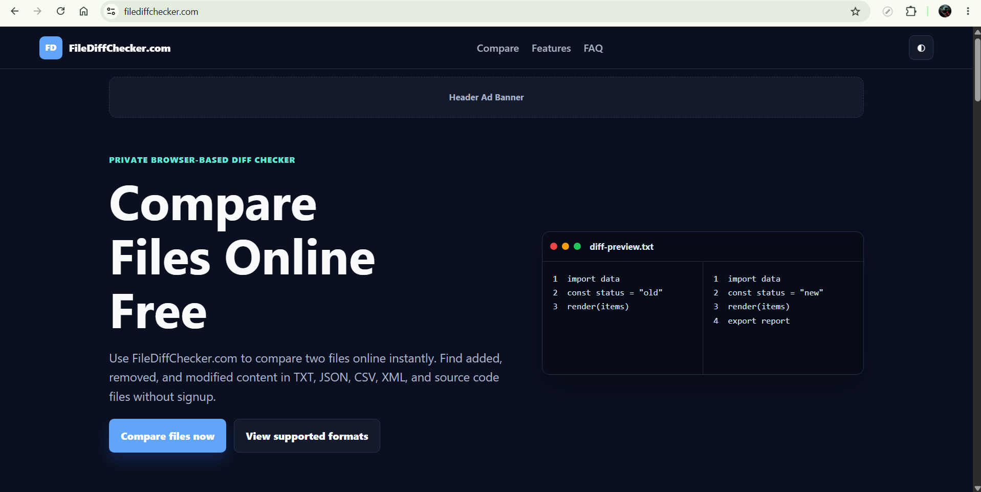 FileDiffChecker.com