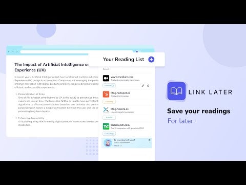 Link Later for Chrome Extension gallery image