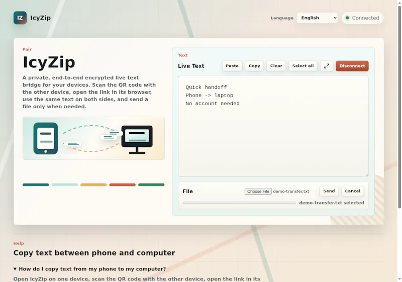 IcyZip screenshot 2