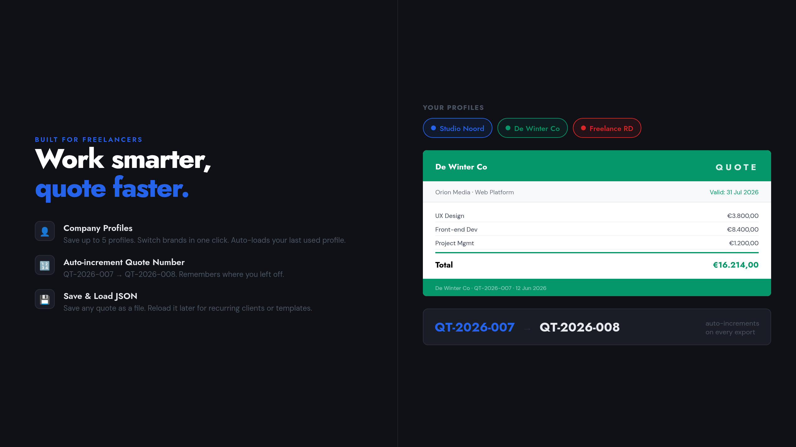 Quote & Proposal Builder gallery image