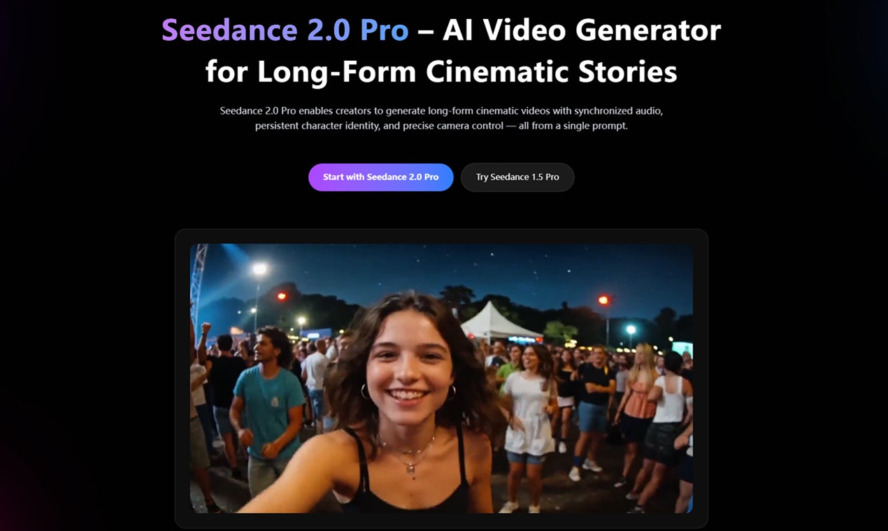 Seedance 2.0 Pro AI Video Generator gallery image
