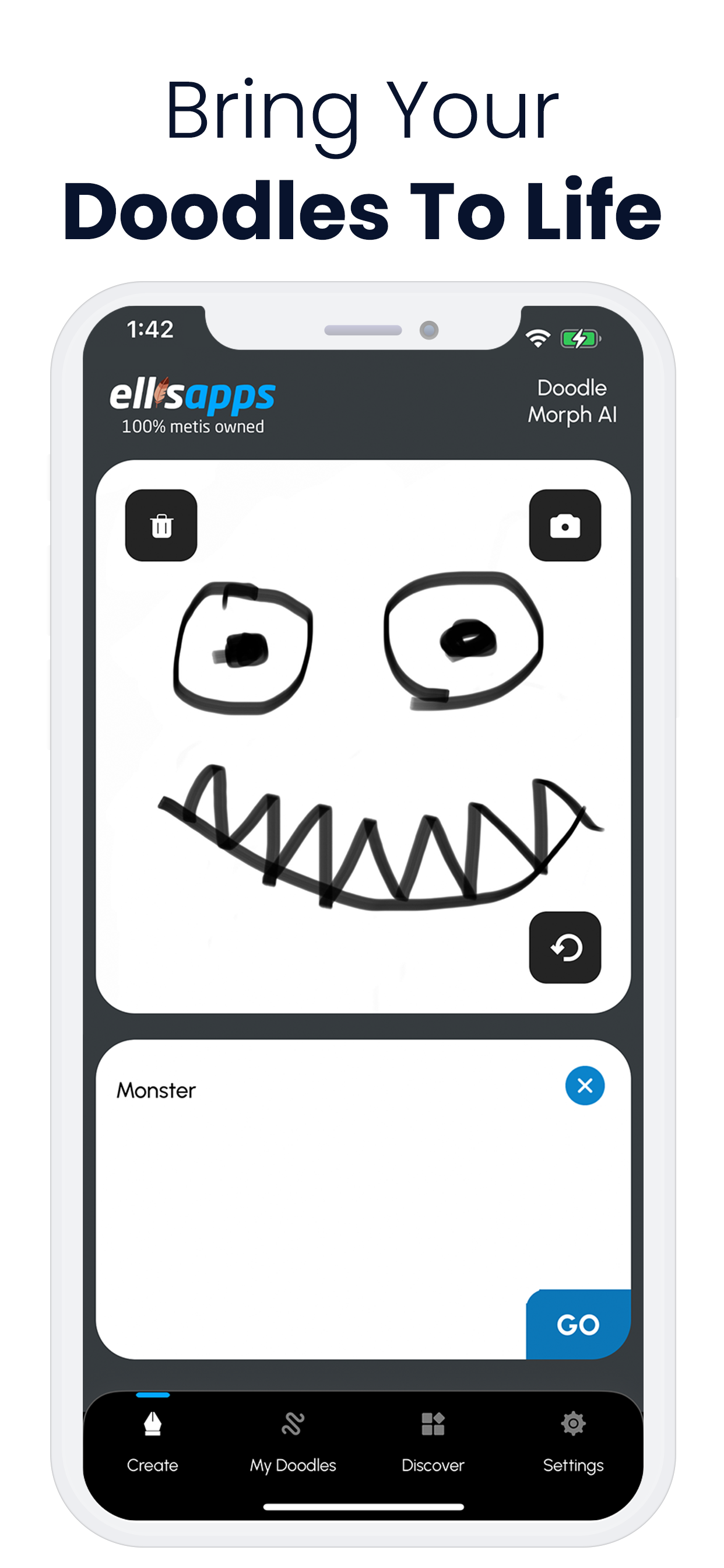 Doodle Morph Ai - Zeichnungen in foto-realistische Kunst mit KI verwandeln Medien 2