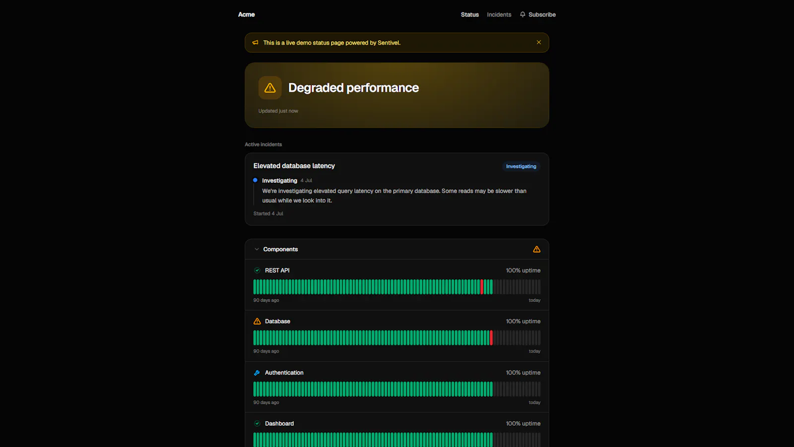 Sentivel screenshot 3