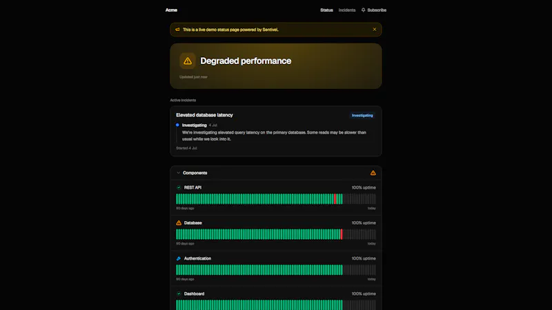 Sentivel screenshot 3