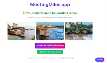 MeetingMiles.app gallery image
