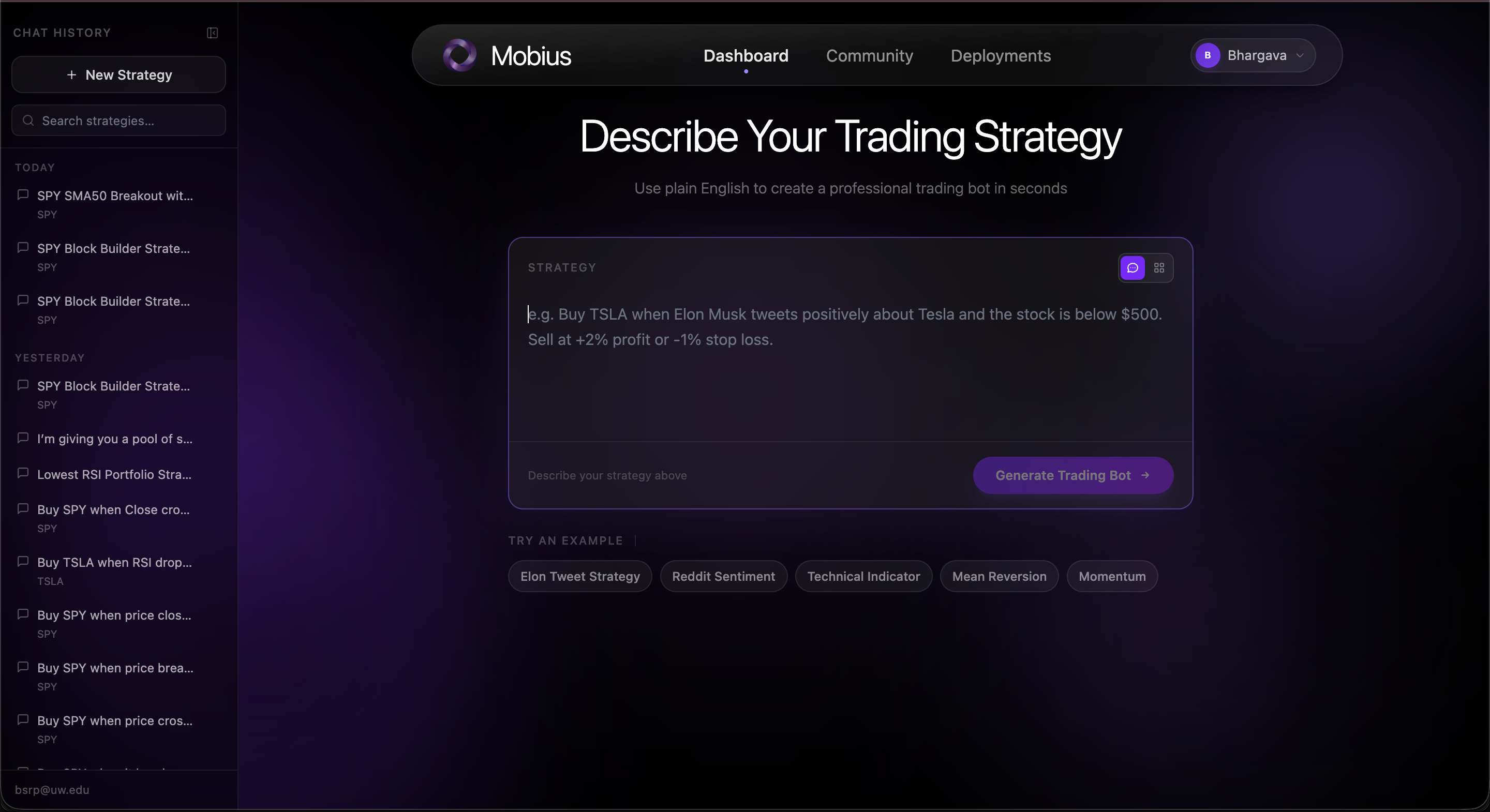 Mobius - Screenshot 3 showing product features and functionality