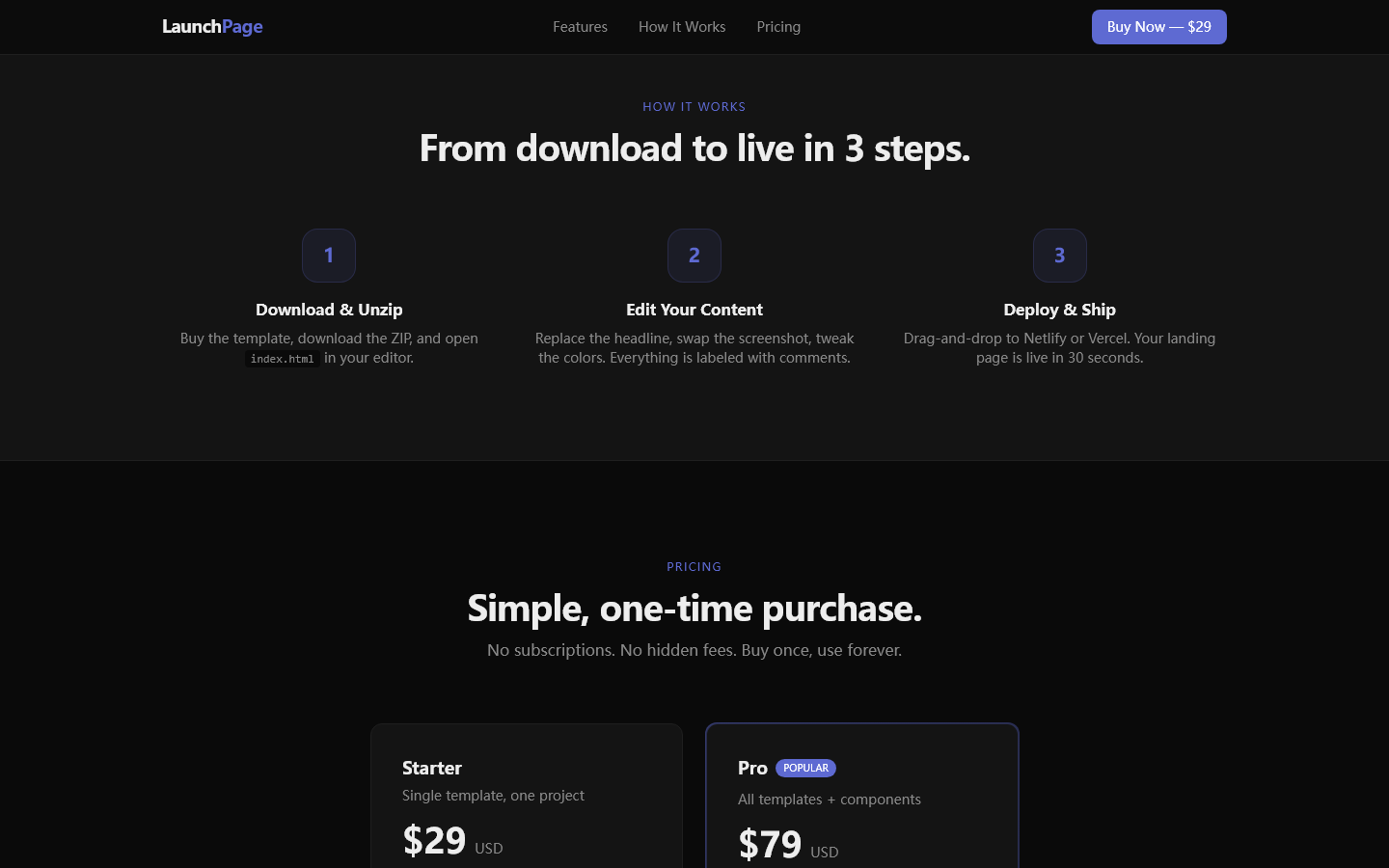 LaunchPage  gallery image