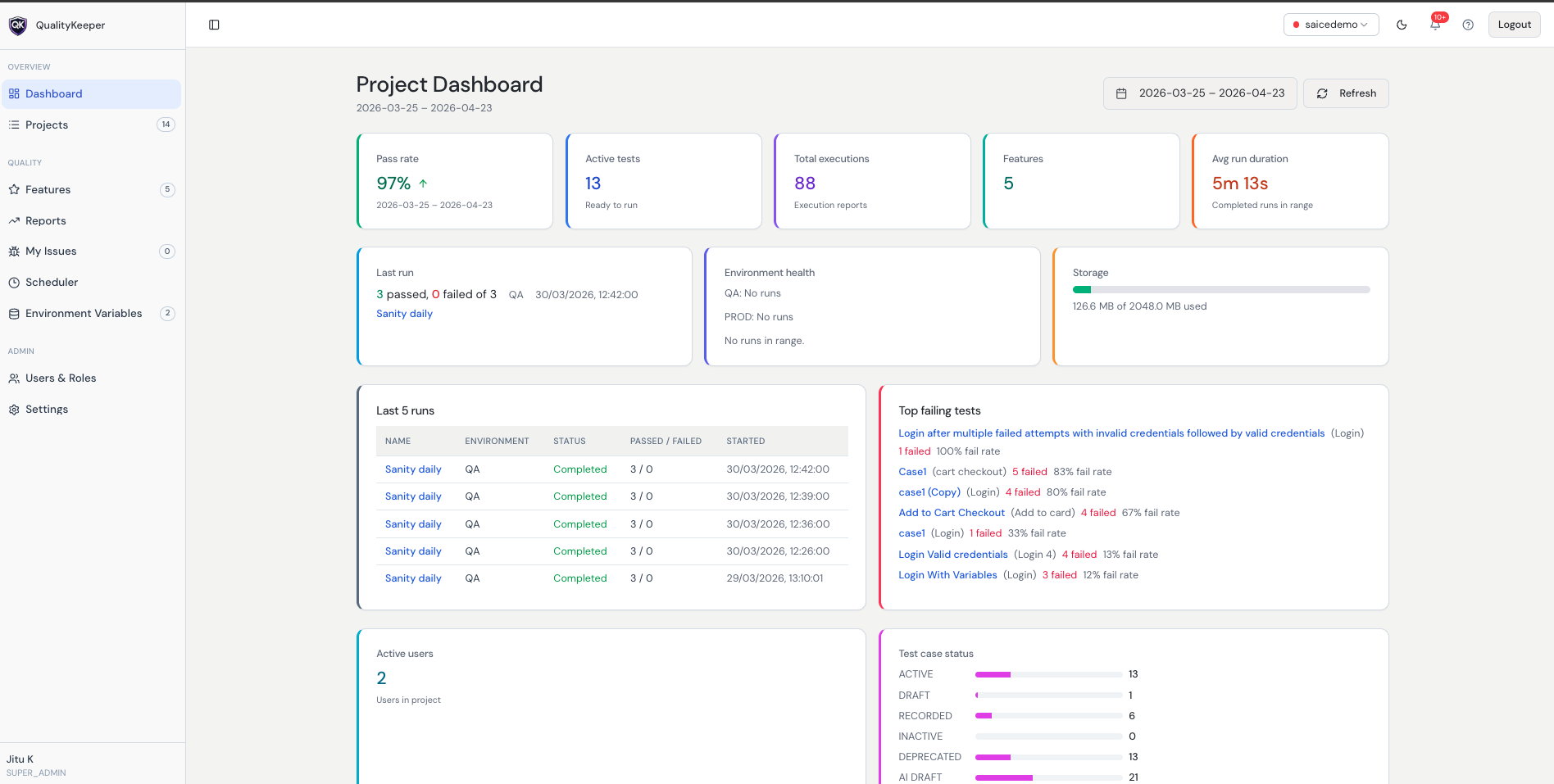 QualityKeeper Beta Launch gallery image