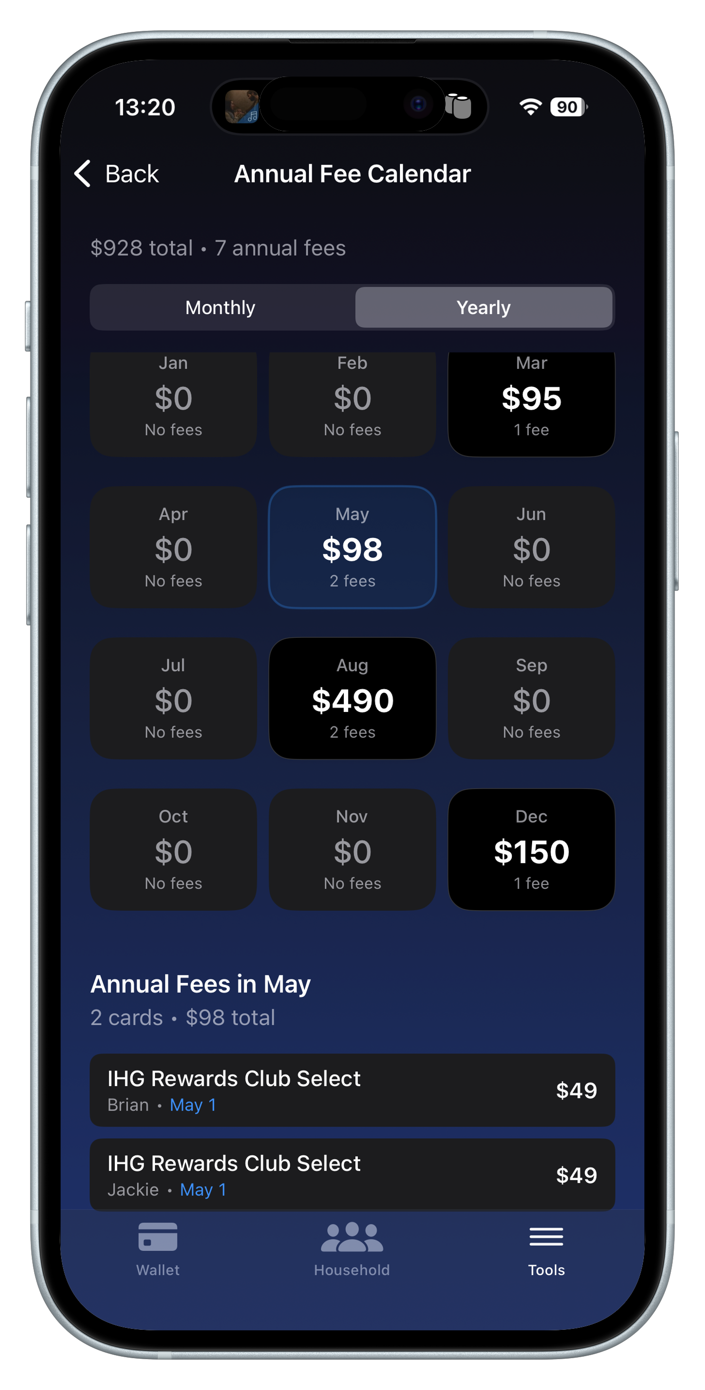 Credit Cards Organized, Instantly - Screenshot 5 showing product features and functionality