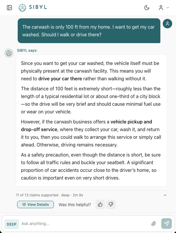 SIBYL - Screenshot 2 showing product features and functionality