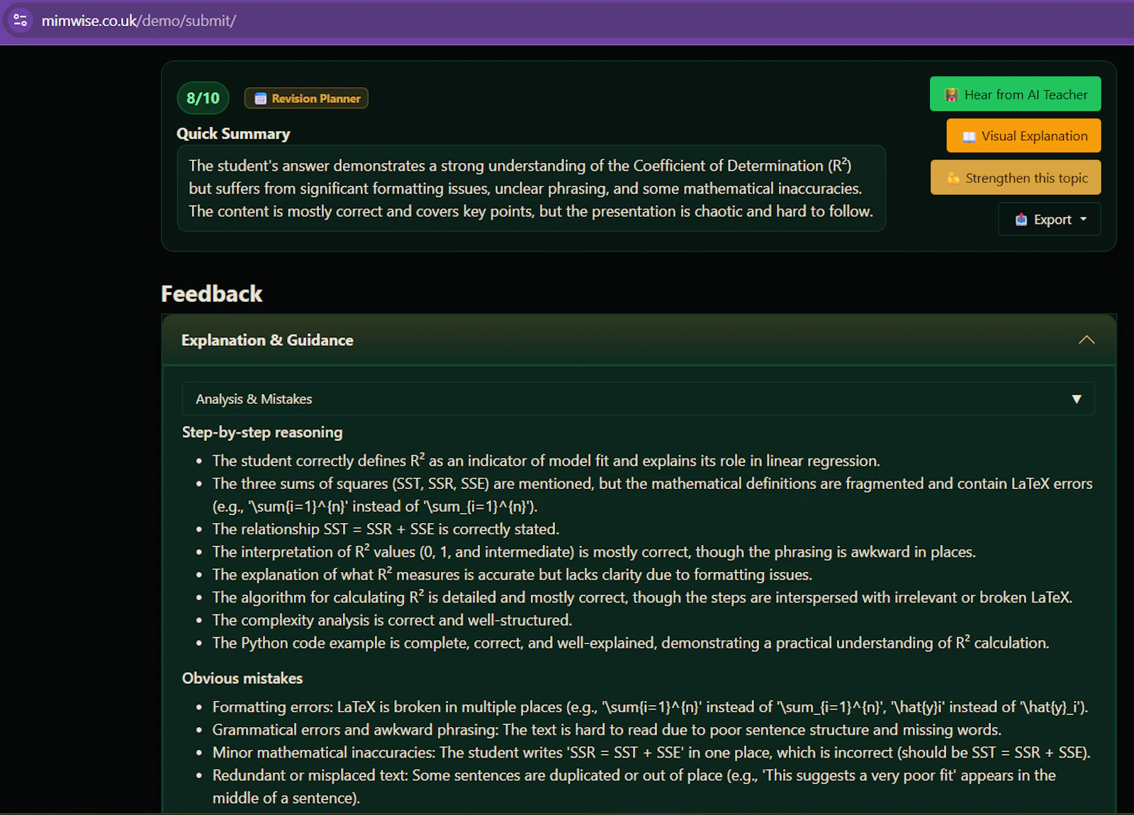 MimWise: Lecture Slide Explainer screenshot 8