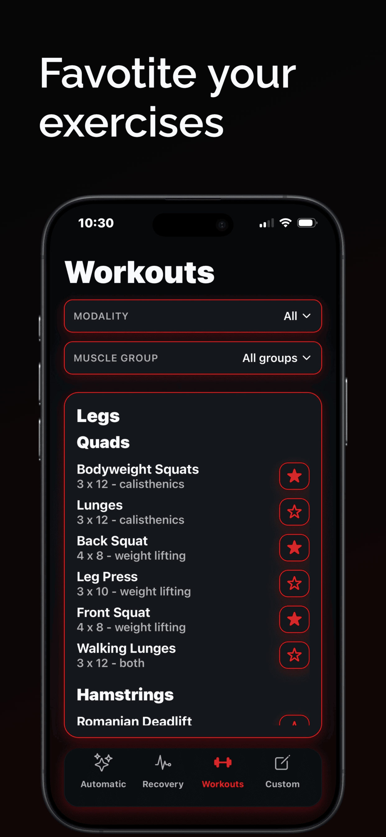 Forma - Workout Generator - Screenshot 3 showing product features and functionality